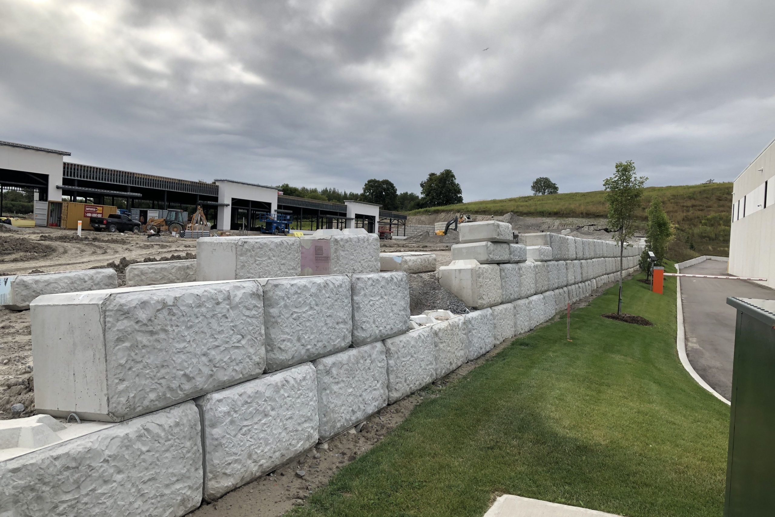 Concrete Block Retaining Wall | AJW Engineering